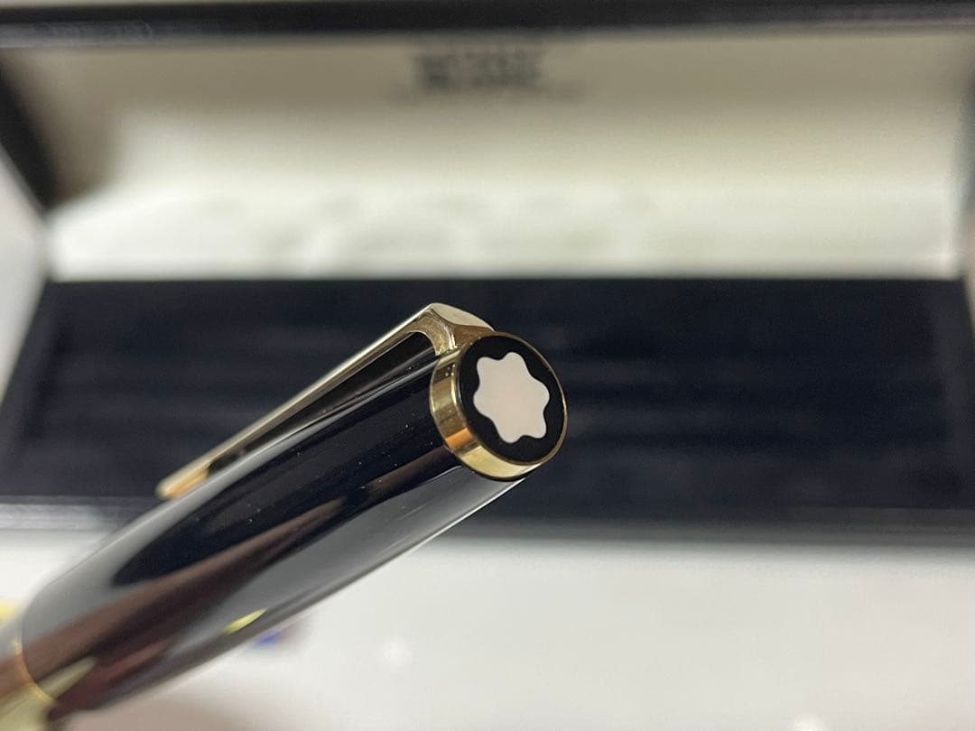 極美品◆モンブラン320 万年筆 14K EF 試筆のみ 化粧箱＆カートリッジ付