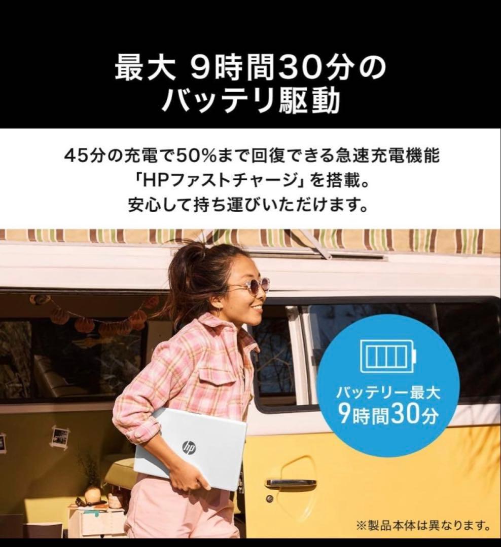 【美品】 HPノートパソコン　14s-fq1034AU