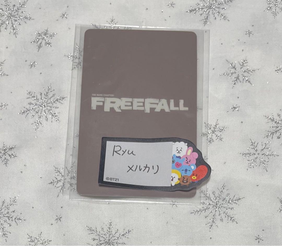 TXT FREEFALL スペシャルグッズ 直筆サイン入りトレカ テヒョン