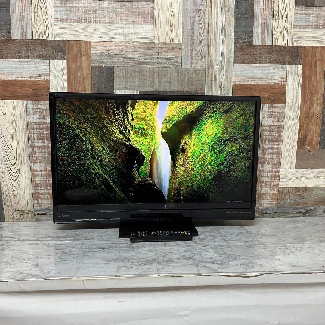 ヤスヤさん専用直接受渡2年前購入三菱32型液晶テレビデカ文字機能音ハッキリ機能