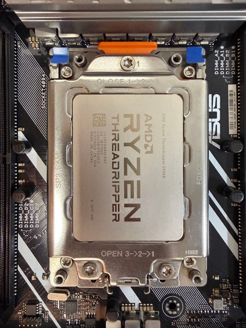 ASUS PRIME X399-A マザーボードcpu、cpuクーラーセット