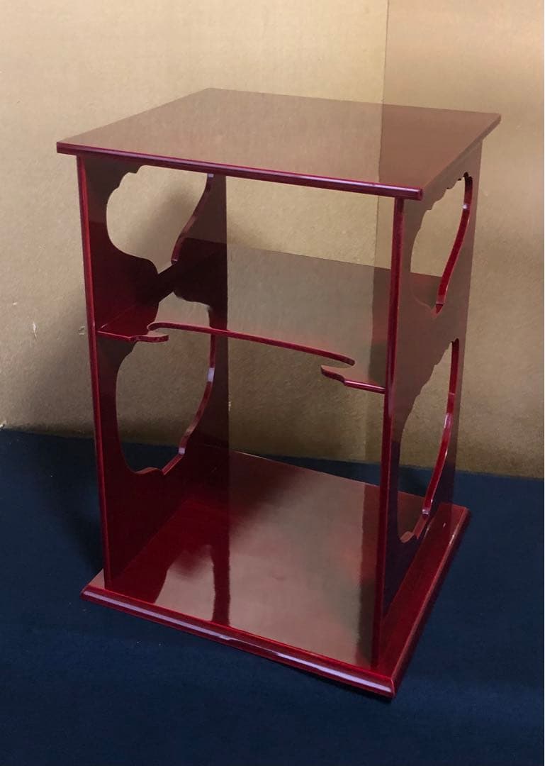 《R》茶道具 飛騨春慶塗 水指棚 二重棚 元箱　260225こ1