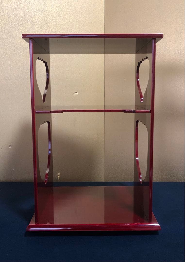 《R》茶道具 飛騨春慶塗 水指棚 二重棚 元箱　260225こ1