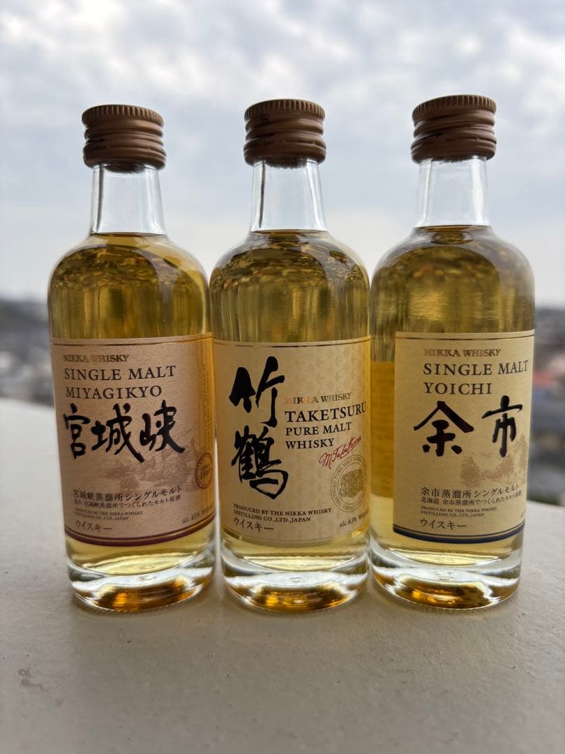ニッカウイスキーミニボトル6本セット