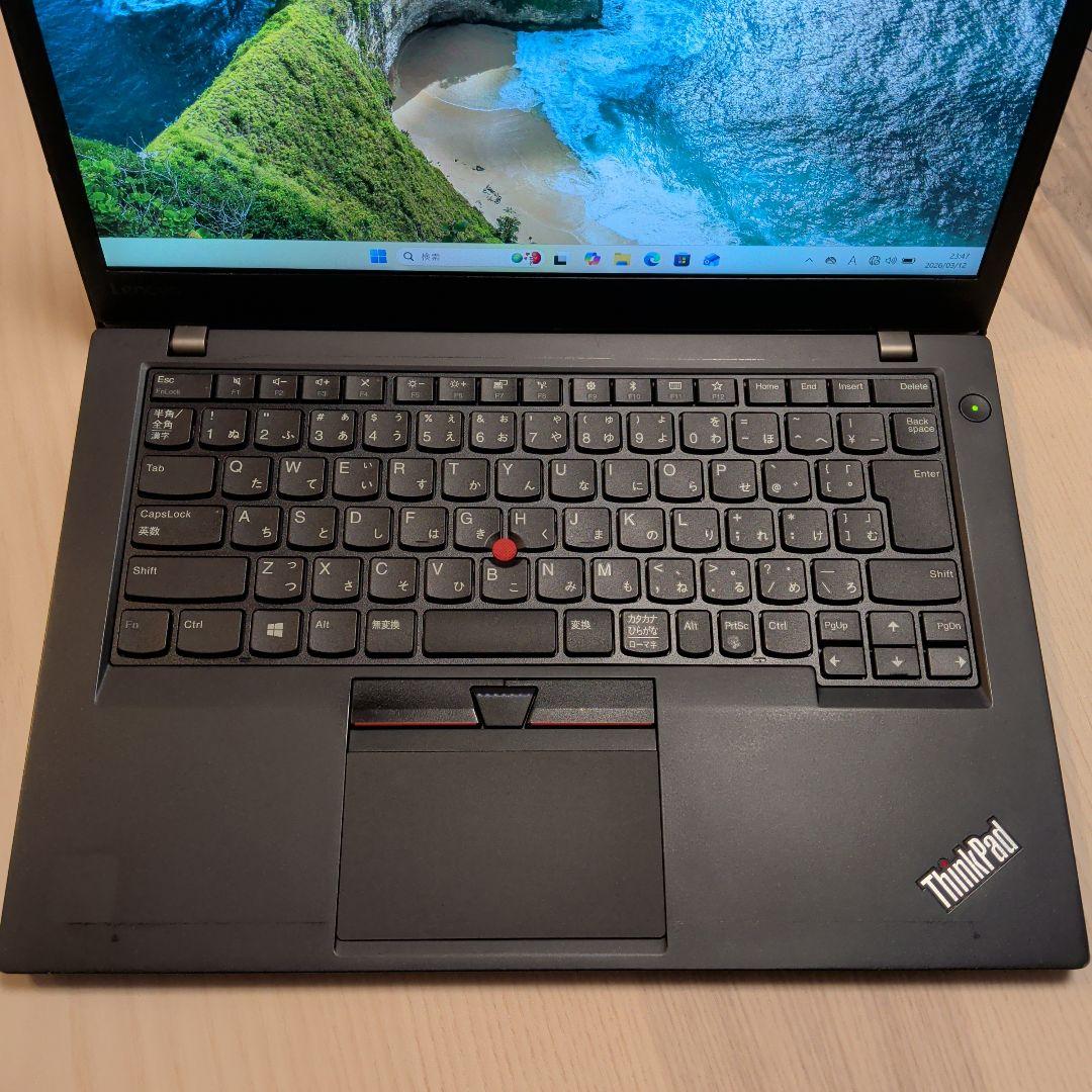 ジャンク ThinkPad T460s 14インチ 12GB/256GB/i5