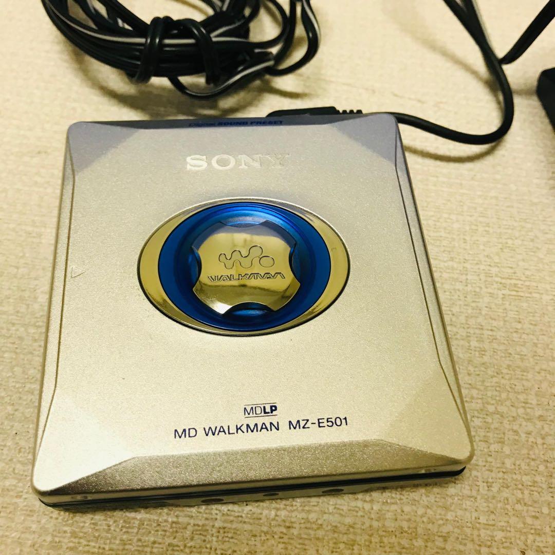 SONY MZ-E501 シルバー MDウォークマン ポータブルMDプレーヤー