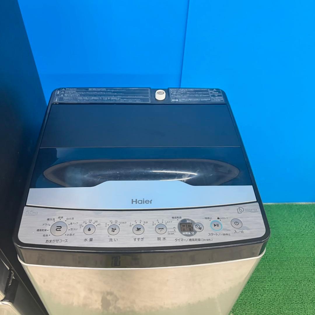 058 大特価　ハイアール　シルバー　家電　セット　冷蔵庫　洗濯機　電子レンジ