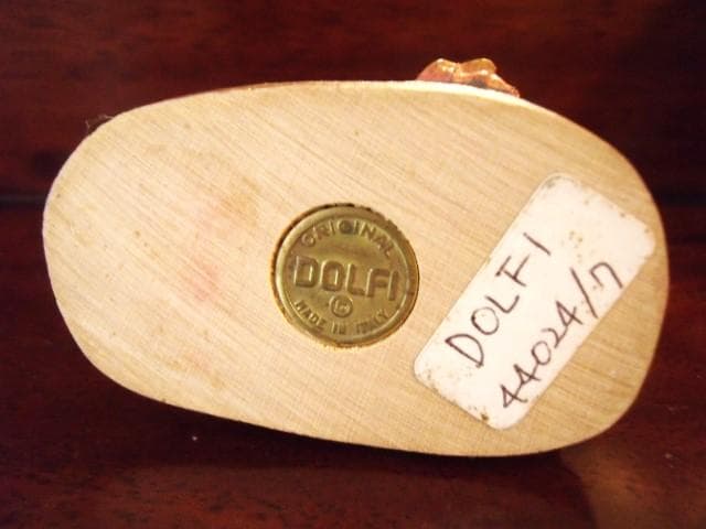 イタリー製　ヴィンテージ　DOLFI ドルフィー　木製人形