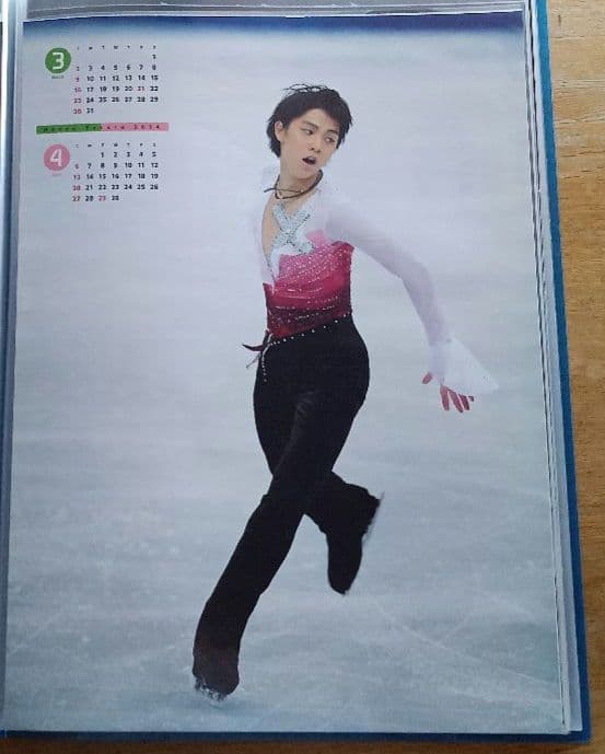 羽生結弦さん カレンダー 2015　2014　2013　Ａ2ファイルまとめ売り