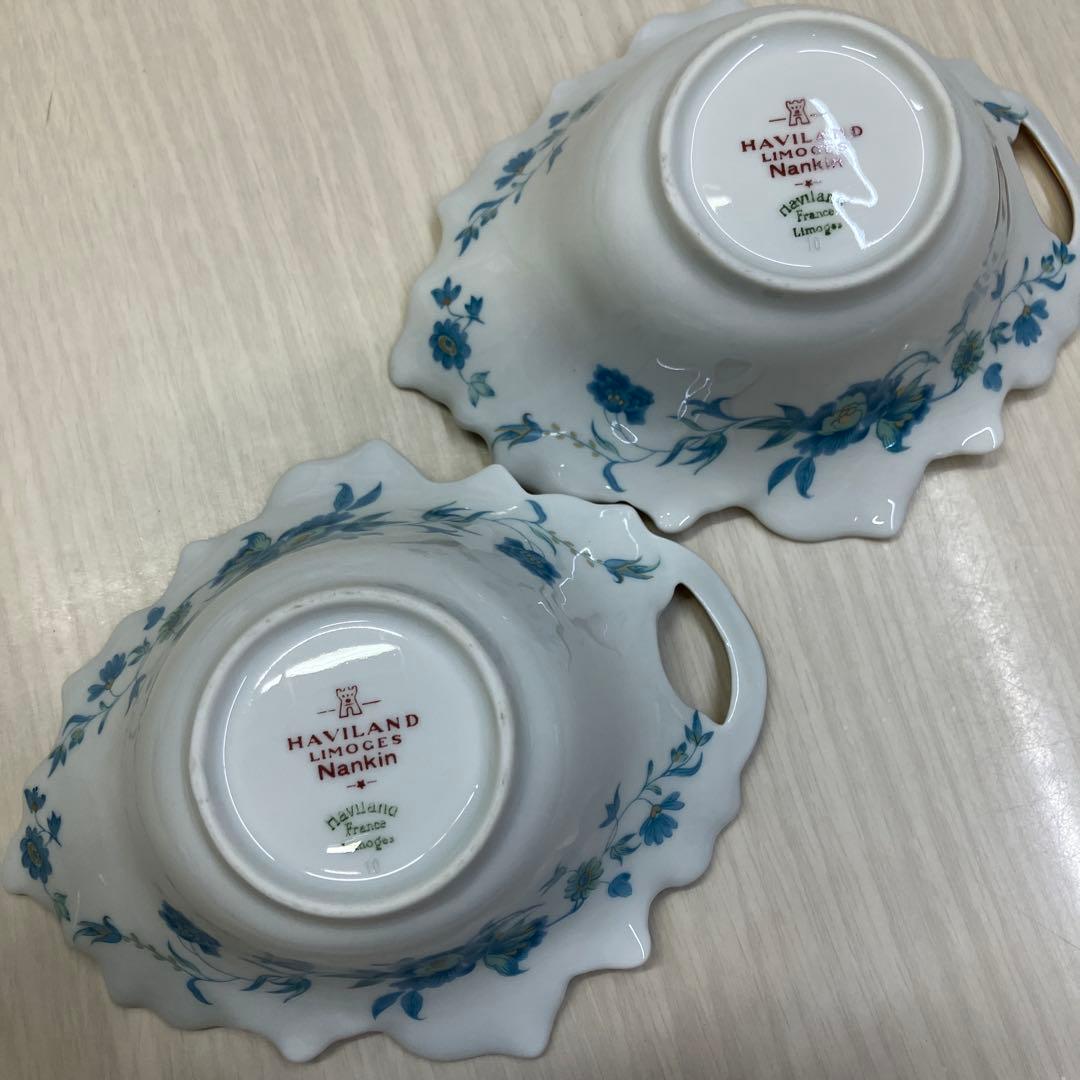 4枚HAVILAND LIMOGES Nankin 深皿