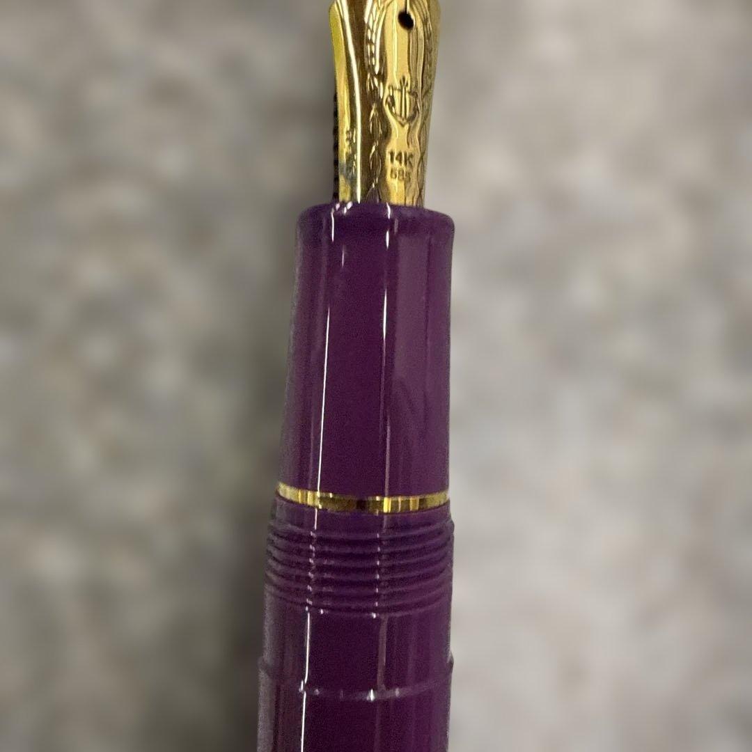 美品SAILOR 万年筆皇后陛下喜寿記念950本限定 14K 585 H-MF