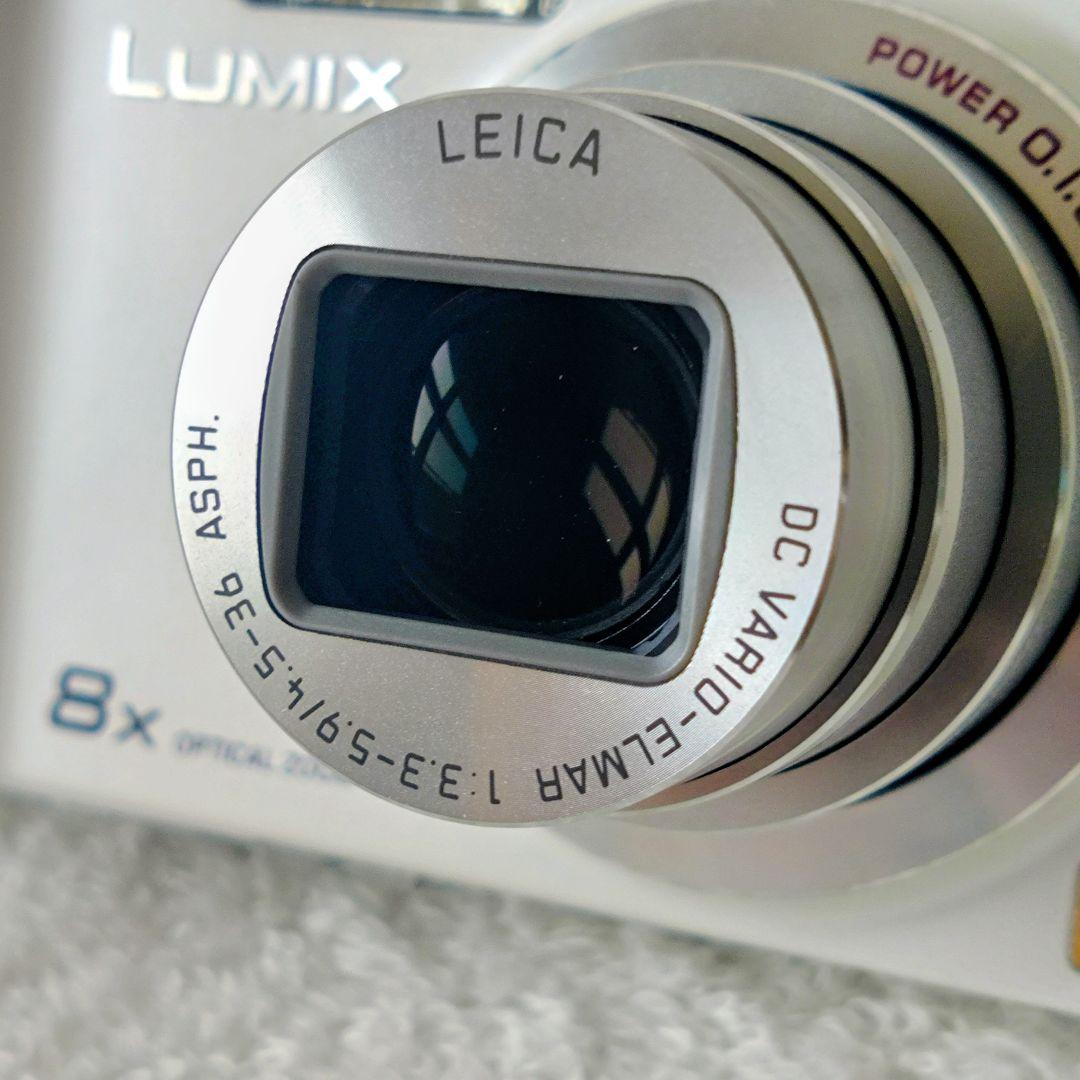 【動作品】LUMIX DMC-ZX1 ホワイト 広角25mm 人気色 難あり