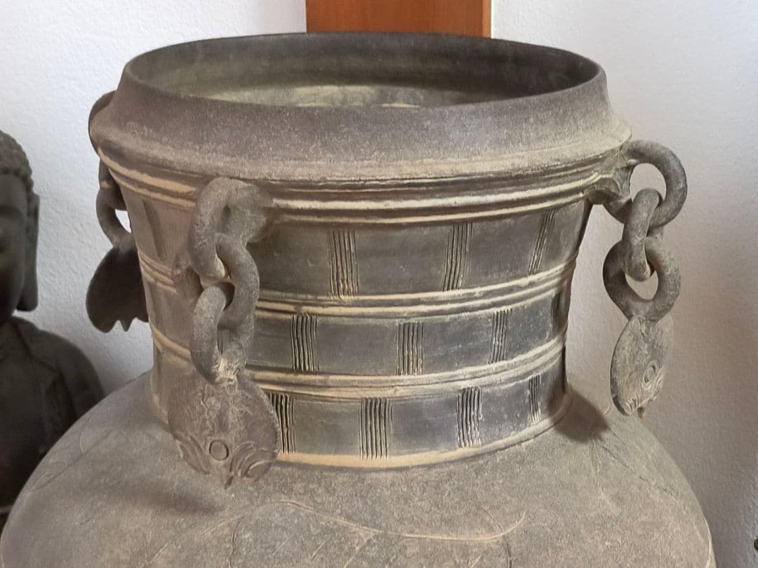 ♥新羅♥　土器　♥四耳♥　壺　♥レプリカ　骨董　古玩　出土　発掘品