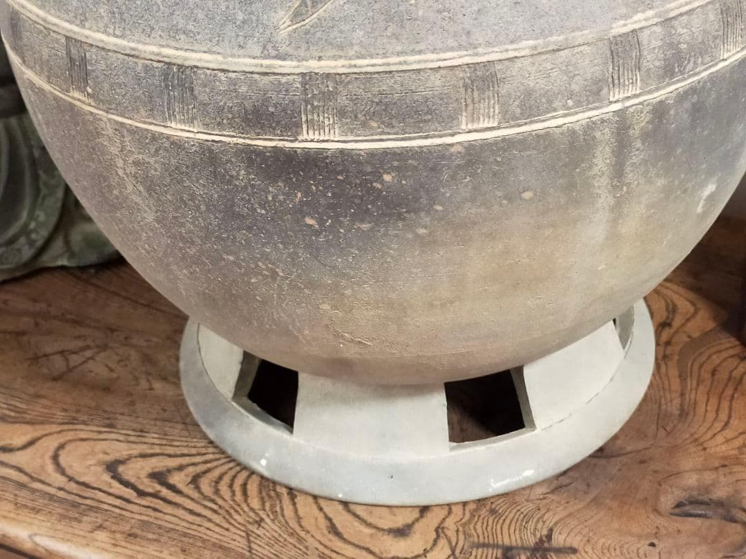 ♥新羅♥　土器　♥四耳♥　壺　♥レプリカ　骨董　古玩　出土　発掘品