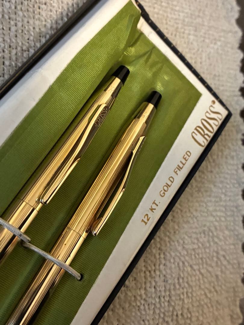 ⭐️CROSS 12KT GOLD FILLED ⭐️ボールペン／ペンシル2本セット