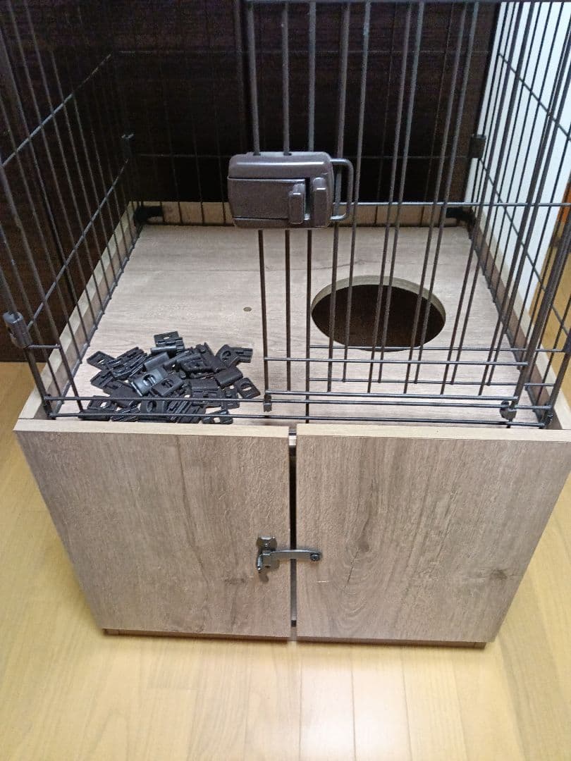 猫　ケージ　キャットゲージ3段　おしゃれ　スリム　PKC−600アイリスオーヤマ
