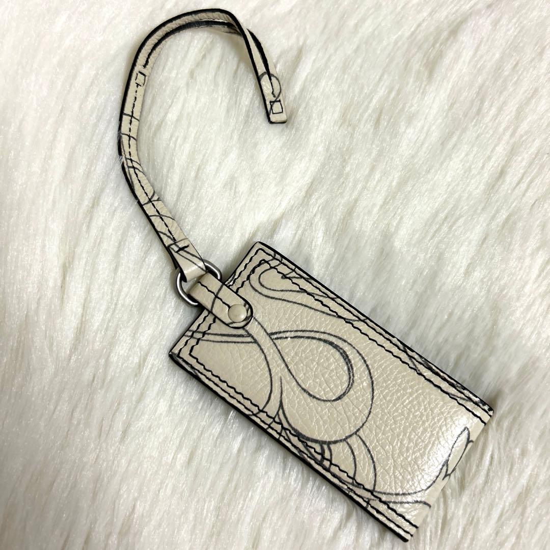 PRADA プラダ レザー ミニミラー 手鏡 バッグチャーム