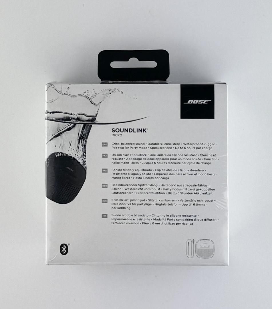 【未開封】BOSE SoundLink Micro Bluetoothスピーカー