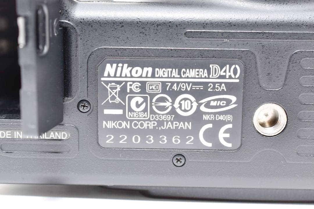 写りで選ぶ名機✨Nikon D40✨標準ズームレンズセット 軽量 一眼レフカメラ