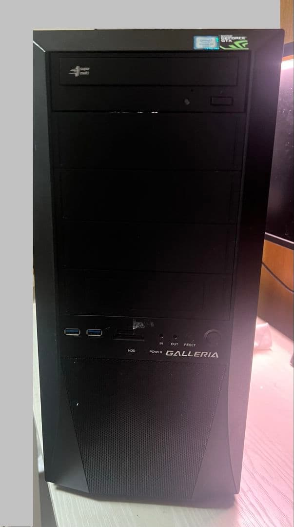 GALLERIA XF デスクトップPC モニター付き！動作確認済み！値下げ可能