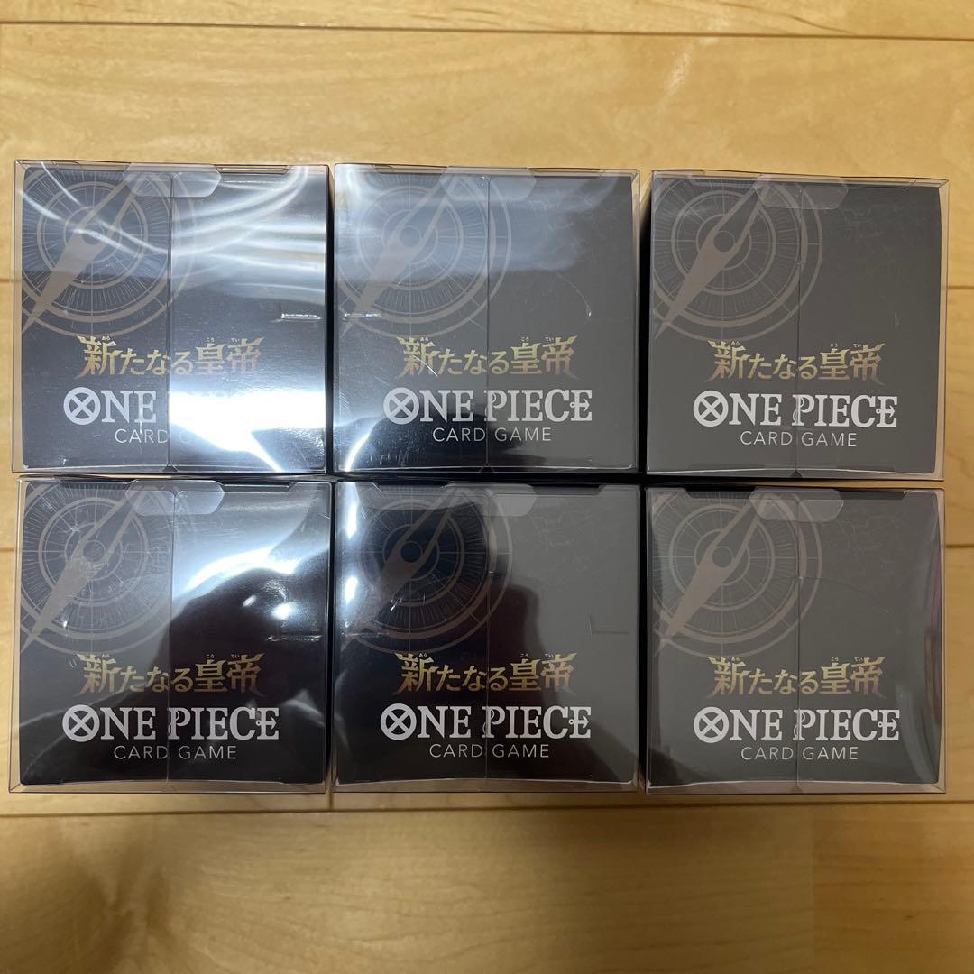 未開封 テープ付き 新たなる皇帝 6BOX ワンピース