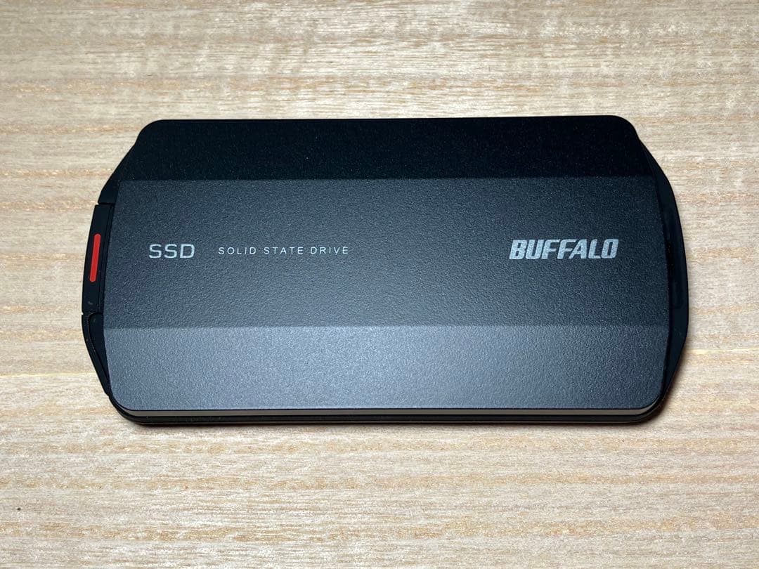 BUFFALO 対衝撃 防塵 外付けSSD 2TB