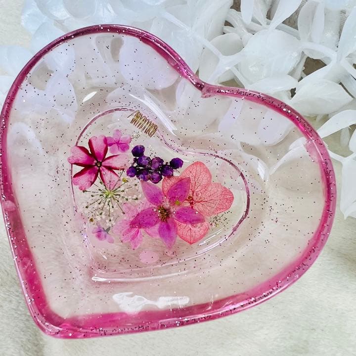 オルゴナイト トレー 小物入れ ピンク系