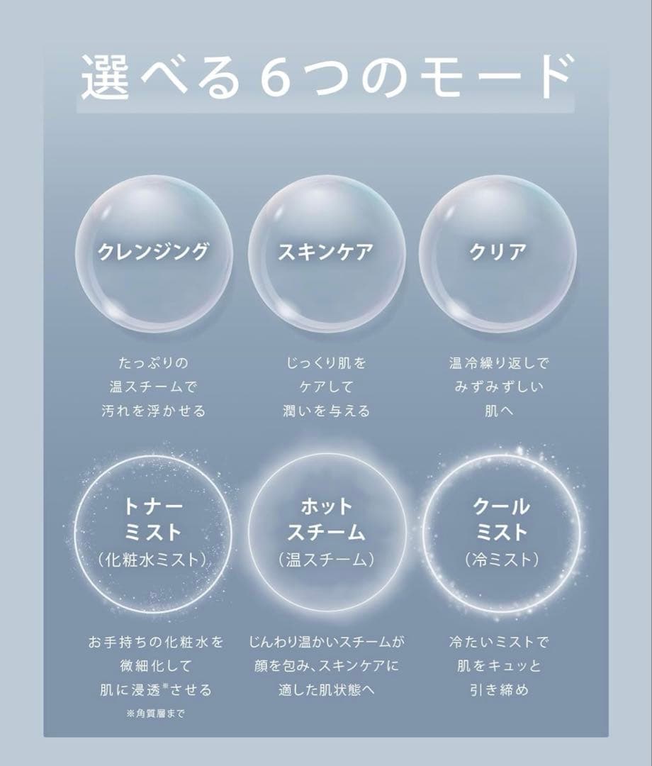 SALONIA サロニア ピュアブライト スチーマー 美容 SAL22207BE