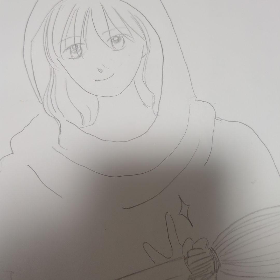 魔女とほうきのアニメ風イラスト