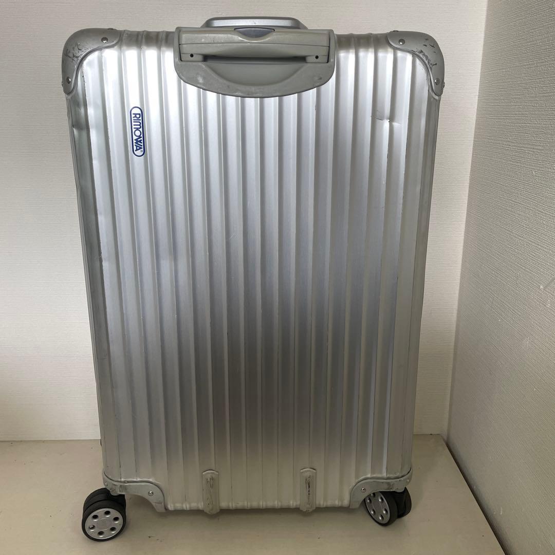 希少 中美品 青ロゴ RIMOWA トパーズ 82L チェックインL相当 リモワ