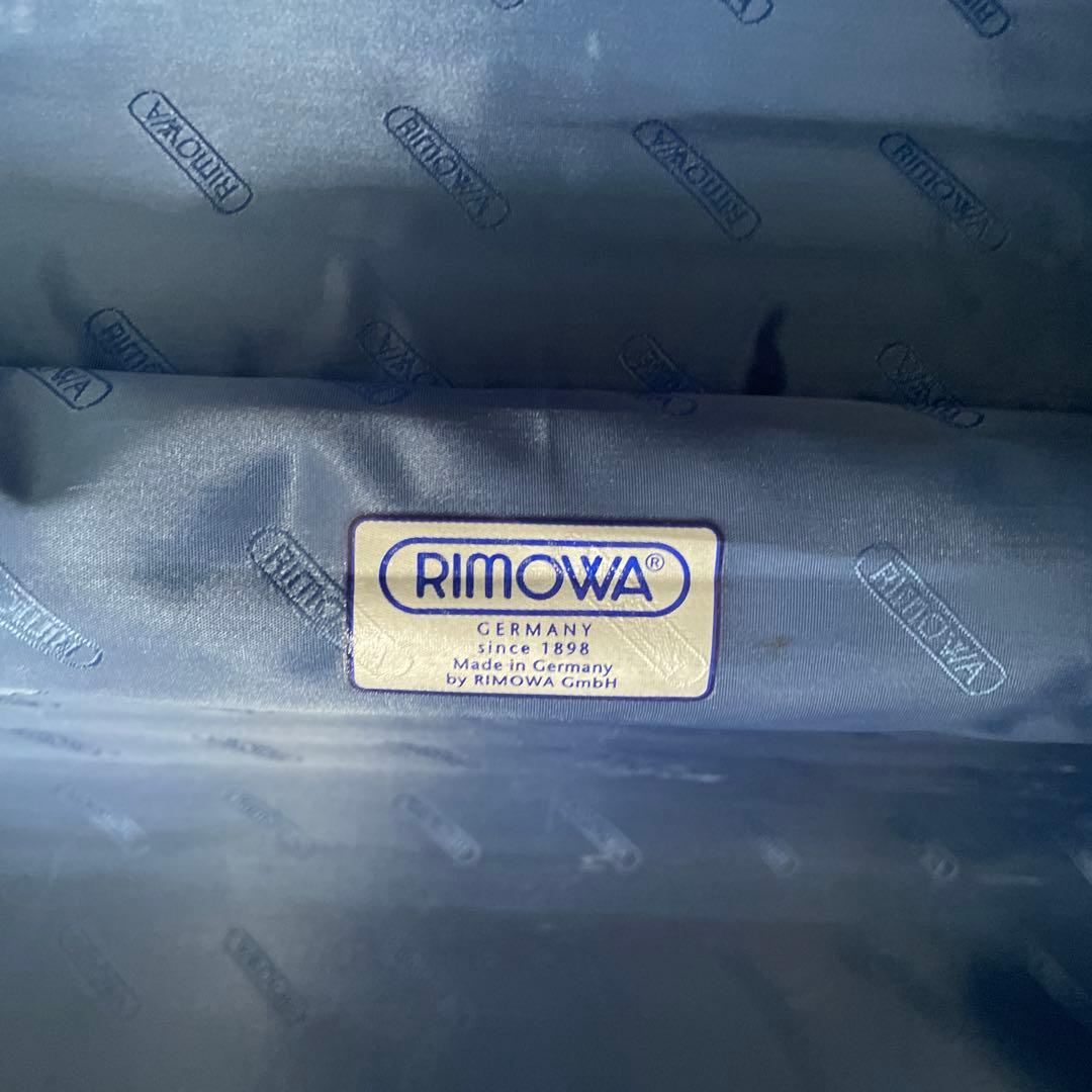 希少 中美品 青ロゴ RIMOWA トパーズ 82L チェックインL相当 リモワ