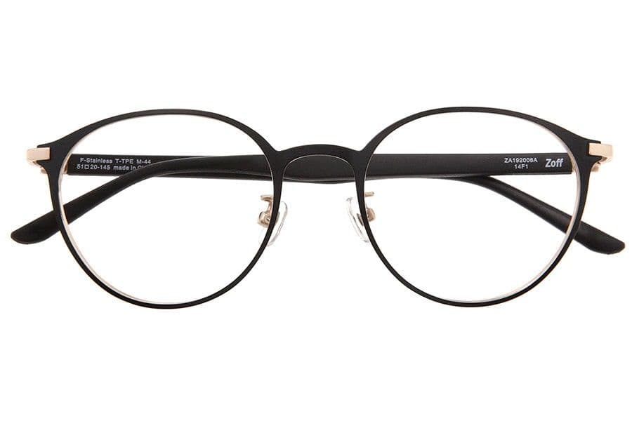 Zoff 眼鏡 ゾフ クラシック メガネ 度付き メガネケース ブラック