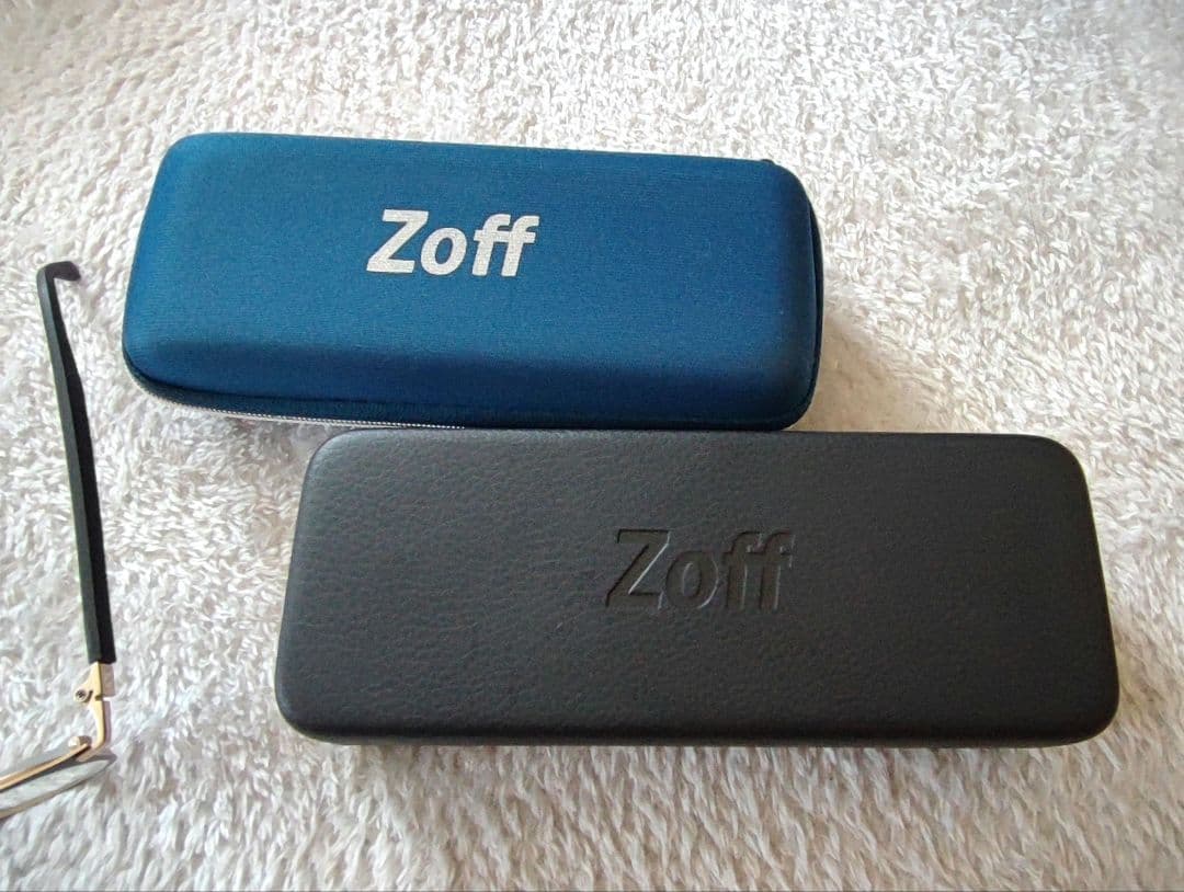 Zoff 眼鏡 ゾフ クラシック メガネ 度付き メガネケース ブラック