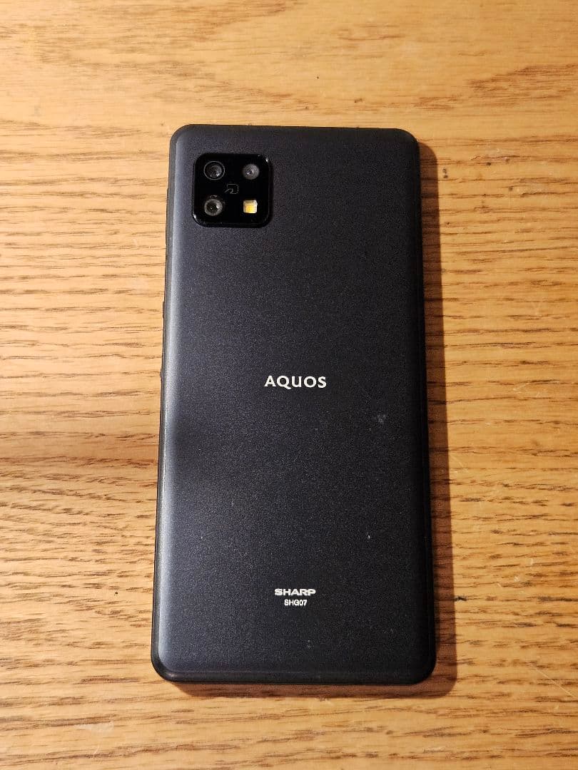 美品 最安値 SIMフリー AQUOS sense6s SHG07