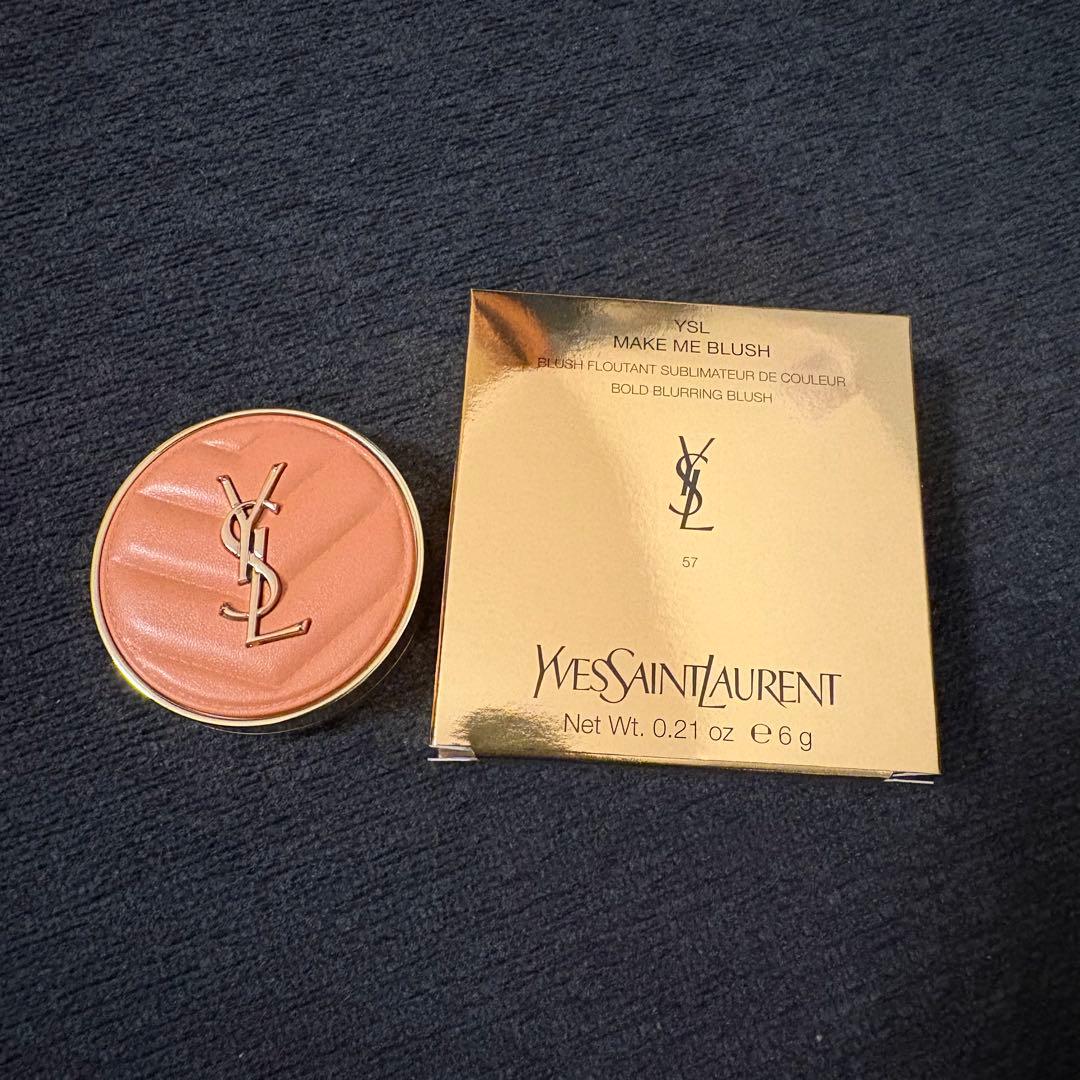 YSL メイクミーブラッシュ パウダー 限定色❣️ 57 コーラル クラッシュ