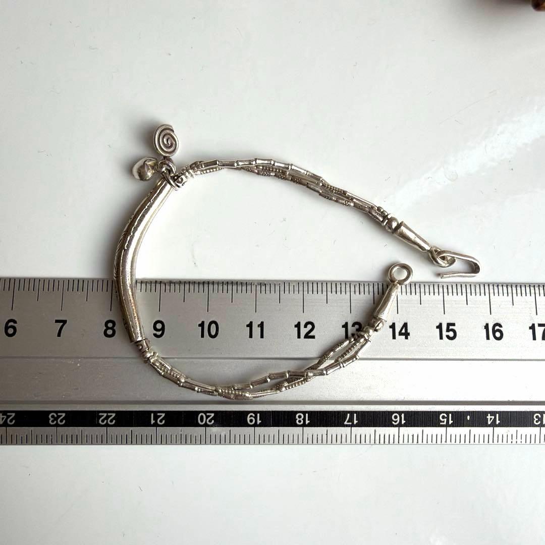▫️BR194▫️カレンシルバー　3連　ブレスレット