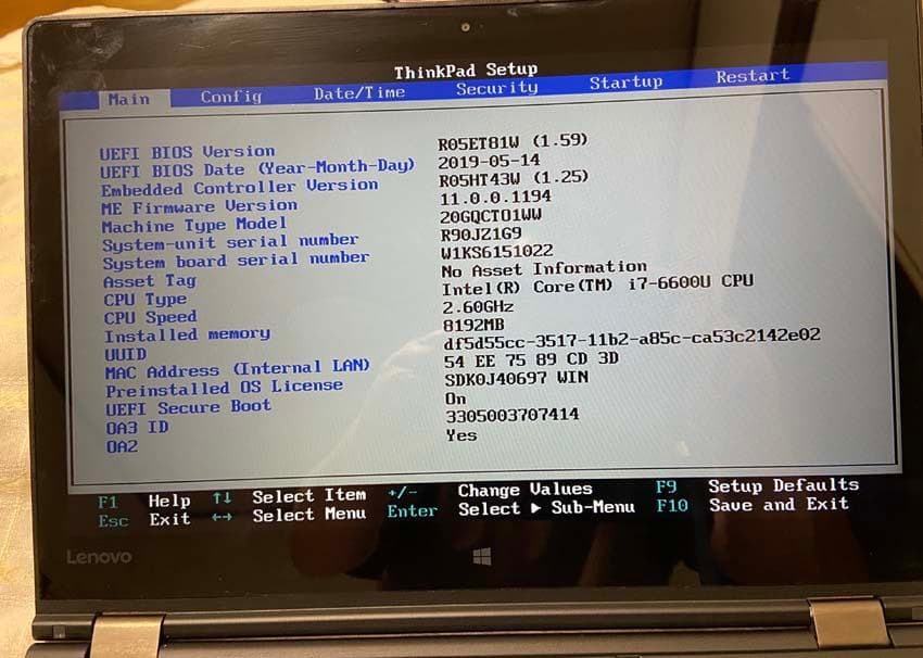 動作品！Lenovo ThinkPad P40 Yoga(20GQ-CT01WW