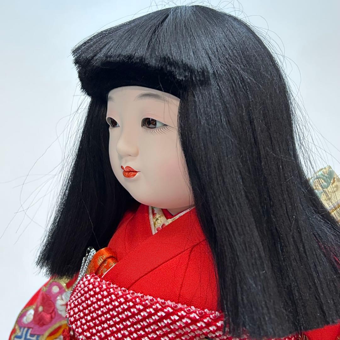 市松人形 小土松寿作 人形工房松寿 正絹手刺繍 本仕立