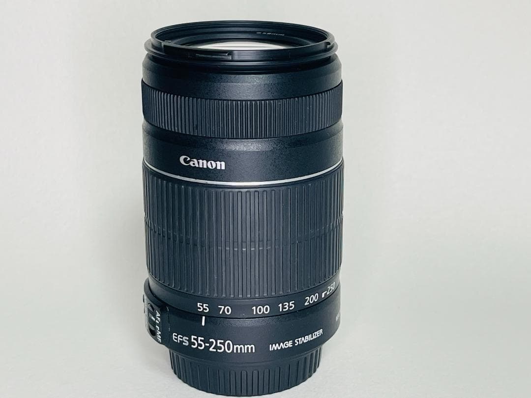 美品☘️キャノン EF-S 55-250mm 4-5.6 IS II 望遠レンズ