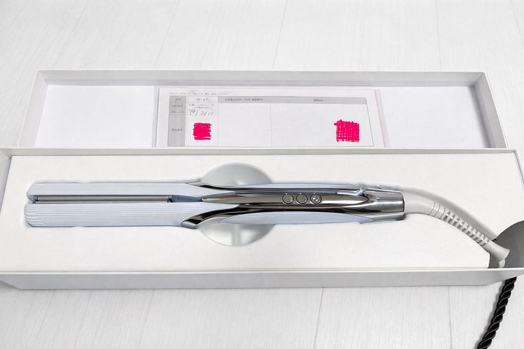 【新品未使用】ReFa ストレートアイロン プロ ホワイト 正規品【保証書付き】