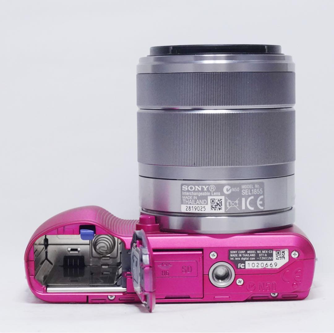 動作確認済 極美品 SONY NEX-C3 SEL1855 レンズセット