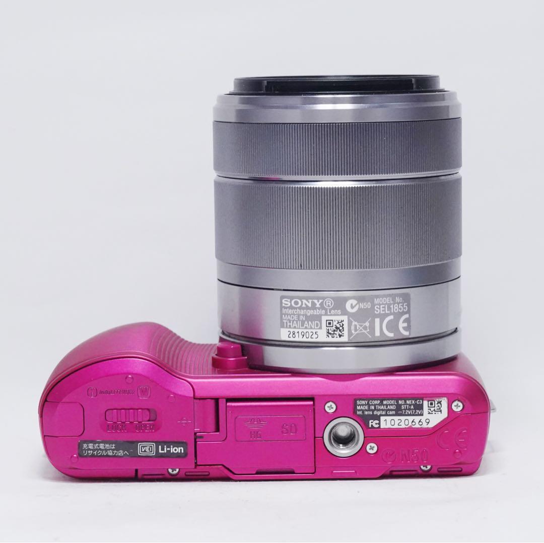 動作確認済 極美品 SONY NEX-C3 SEL1855 レンズセット