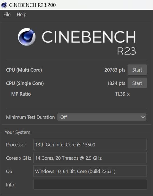 CPU Intel Core i5-13500 Box