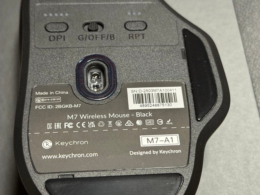 Keychron M7 ブラック