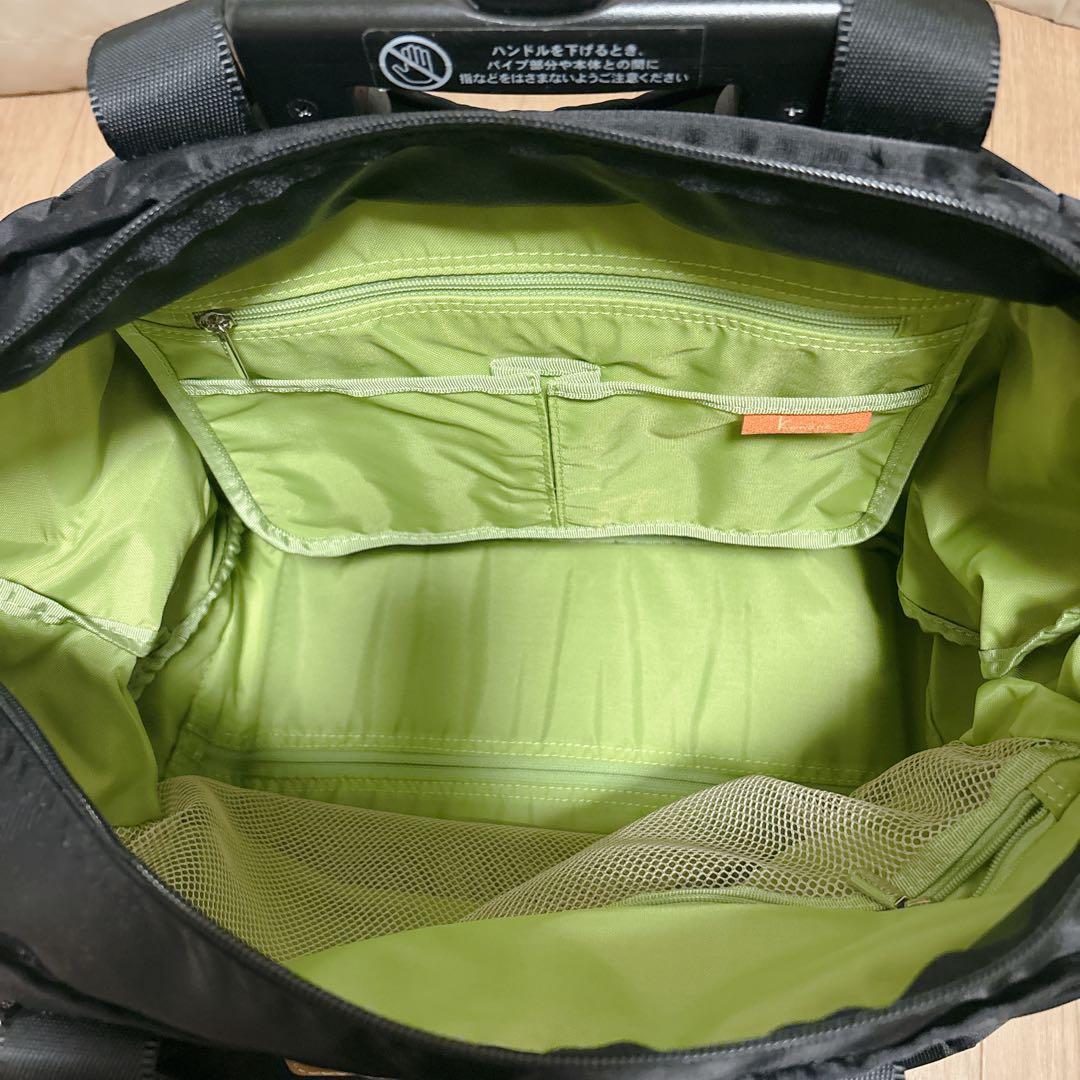 【美品】Kanana project 一体型キャリーバッグ 車輪カバー付