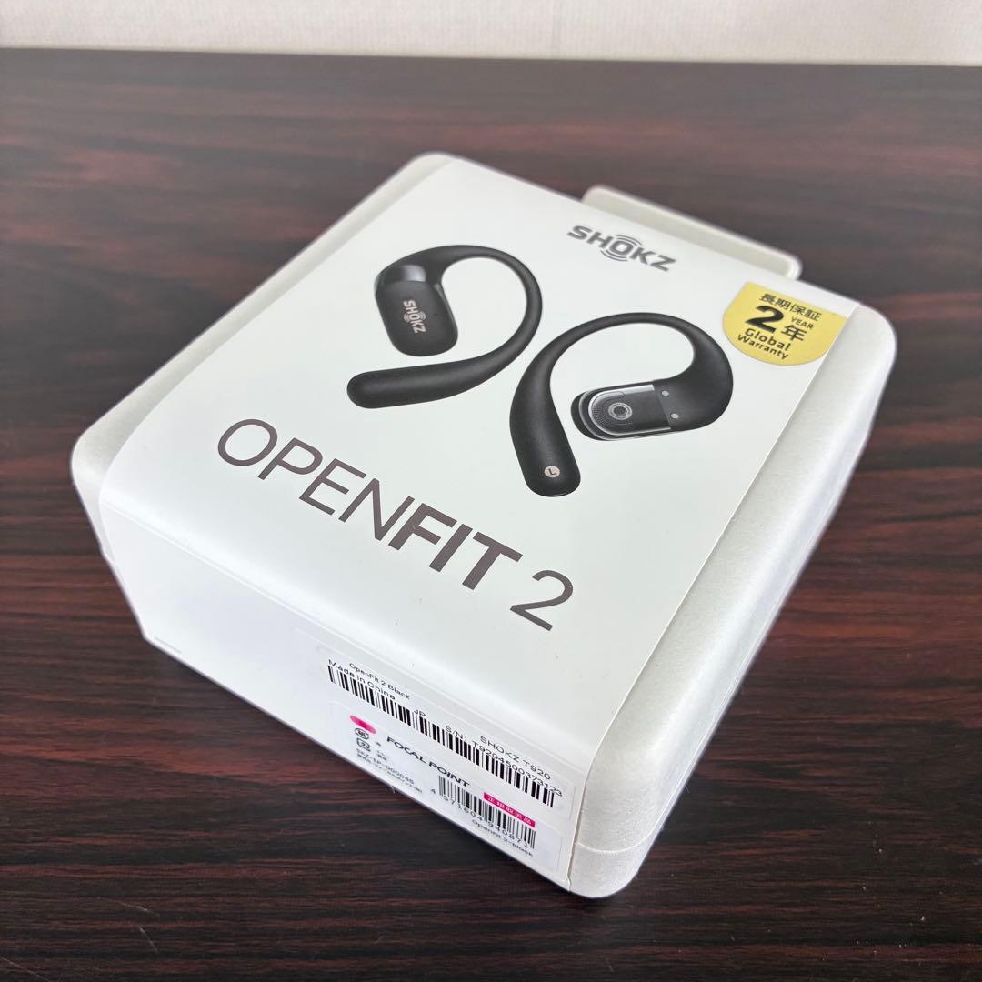【動作品】SHOKZ OPENFIT 2 充電ケースのみ T920 ブラック