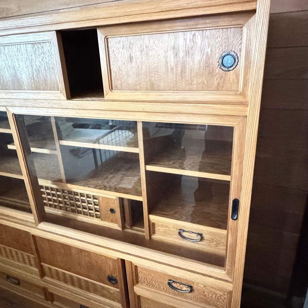 【希少】　屋久杉　茶箪笥　カラクリ引き出し