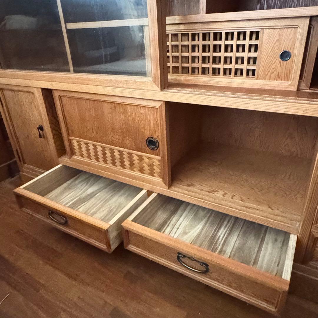 【希少】　屋久杉　茶箪笥　カラクリ引き出し