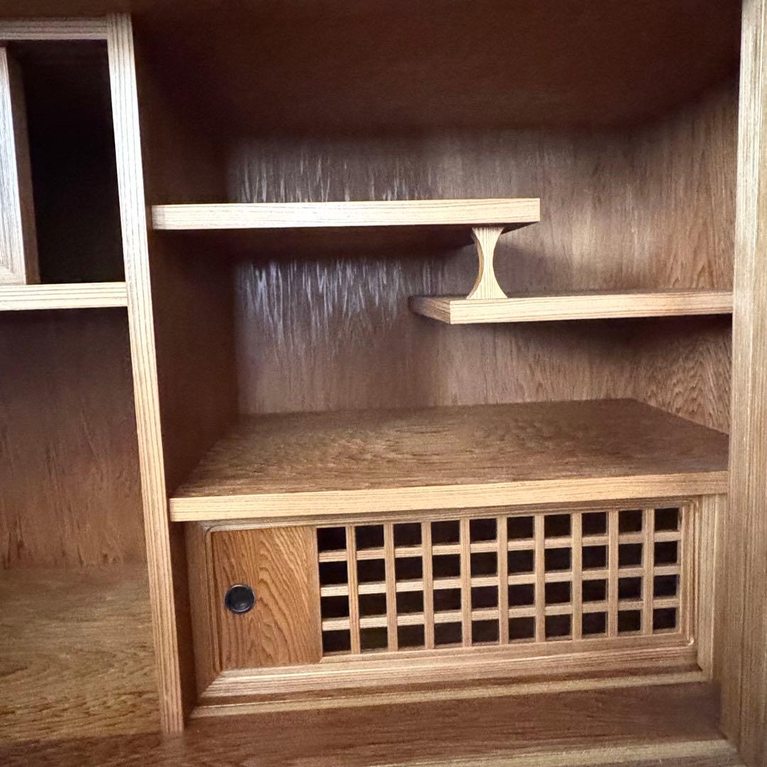 【希少】　屋久杉　茶箪笥　カラクリ引き出し