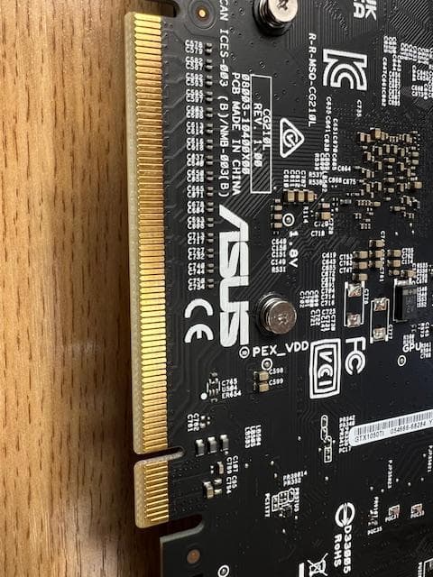 グラフィックボード・グラボ・ビデオカード ASUS GeForce GTX 1050Ti 4G